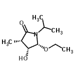 CAS#: 111097-64-4， (3S,4R,5R)-5-Ethoxy-4-Hydroxy-1-Isopropyl-3-Methyl-2-Pyrrolidinone