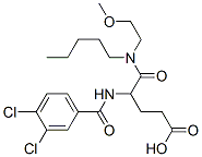 CAS#: 111106-14-0， 4-[(3,4-Dichlorobenzoyl)Amino]-5-(2-Methoxyethyl-Pentylamino)-5-Oxopentanoic Acid
