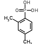 结构式 CAS# 111192-85-9, (2,4-二甲基苯基)膦酸