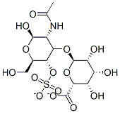 CAS#: 11120-35-7， (2R,3S,4S,5R,6R)-6-[(2R,3R,4R,5S,6R)-3-Acetamido-2-Hydroxy-6-(Hydroxymethyl)-5-Sulfonatooxy-Oxan-4-Yl]Oxy-3,4,5-Trihydroxy-Oxane-2-Carboxylate