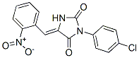 CAS#: 111243-96-0， (5Z)-3-(4-Chlorophenyl)-5-[(2-Nitrophenyl)Methylidene]Imidazolidine-2,4-Dione