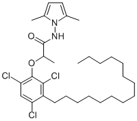 CAS#: 111253-92-0， N-(2,5-Dimethylpyrrol-1-Yl)-2-(2,4,6-Trichloro-3-Pentadecylphenoxy)Propanamide