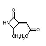 CAS#: 111390-89-7， (3E)-4-Methyl-3-(2-Oxopropylidene)-2-Azetidinone