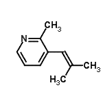 CAS#: 111422-54-9， 2-Methyl-3-(2-Methyl-1-Propen-1-Yl)Pyridine