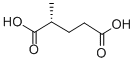 structure of CAS# 1115-81-7, (2R)-2-Methyl-Pentanedioicacid