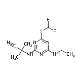 CAS#: 111509-08-1， 2-({4-[(Difluoromethyl)Sulfanyl]-6-(Ethylamino)-1,3,5-Triazin-2-Yl}Amino)-2-Methylpropanenitrile