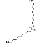 structure of CAS# 111530-37-1, 1-(Decylsulfonyl)Decane;DI-N-DECYL SULPHONE;Di-n-decylsulfone;DI-N-DECYLSULPHONE