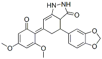 CAS#: 111570-63-9， (6E)-4-(1,3-Benzodioxol-5-Yl)-6-(2,4-Dimethoxy-6-Oxo-1-Cyclohexa-2,4-Dienylidene)-2,3A,4,5-Tetrahydro-1H-Indazol-3-One