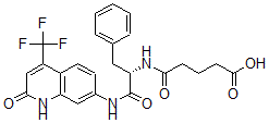 CAS#: 111574-81-3， 5-Oxo-5-[[(2S)-1-Oxo-1-[[2-Oxo-4-(Trifluoromethyl)-1H-Quinolin-7-Yl]Amino]-3-Phenylpropan-2-Yl]Amino]Pentanoic Acid