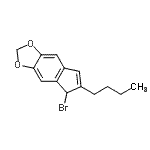 CAS#: 111676-57-4， 5-Bromo-6-Butyl-5H-Indeno[5,6-d][1,3]Dioxole