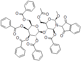 CAS#: 111730-29-1， Methyl 6-O-Acetyl-3-O-Benzoyl-4-O-(2,3,4,6-Tetra-O-Benzoylgalactopyranosyl)-2-Deoxy-2-Phthalimidoglucopyranoside