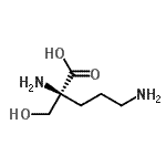 CAS#: 111819-42-2， 2-(Hydroxymethyl)-D-Ornithine