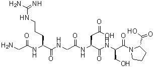 CAS#: 111844-24-7， Glycylarginylglycyl-alpha-Aspartyl-D-Serylproline