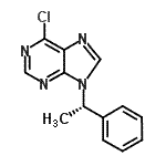 CAS#: 112089-31-3， 6-Chloro-9-[(1S)-1-Phenylethyl]-9H-Purine