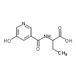CAS#: 112193-37-0， 2-{[(5-Hydroxy-3-Pyridinyl)Carbonyl]Amino}Butanoic Acid