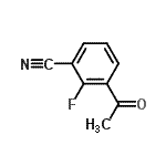CAS#: 112279-89-7， 3-Acetyl-2-Fluorobenzonitrile