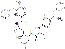 CAS#: 112317-46-1， Phenylalanyl-glycyl-valyl-statyl-alanyl-phenylalanine methyl ester