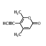 CAS#: 112369-03-6， 5-Ethynyl-4,6-Dimethyl-2H-Pyran-2-One