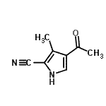 CAS#: 112381-10-9， 4-Acetyl-3-Methyl-1H-Pyrrole-2-Carbonitrile