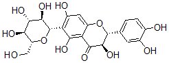 CAS#: 112494-39-0， (2R,3R)-2-(3,4-Dihydroxyphenyl)-3,5,7-Trihydroxy-6-[(2S,3R,4R,5S,6R)-3,4,5-Trihydroxy-6-(Hydroxymethyl)Oxan-2-Yl]Chroman-4-One