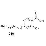 CAS#: 112599-94-7， 2-Hydroxy-4-(2-Isopropylidenehydrazino)Benzoic Acid