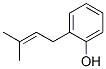 structure of CAS# 1128-92-3, O-Prenylphenol;Nsc407854;Phenol, 2-(3-Methyl-2-Butenyl)-;Wln: Qr B2uy1&1