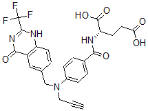 CAS#: 112887-78-2， (2S)-2-[[4-[[4-Oxo-2-(Trifluoromethyl)-1H-Quinazolin-6-Yl]Methyl-Prop-2-Ynylamino]Benzoyl]Amino]Pentanedioic Acid