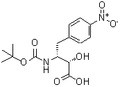 CAS#: 112898-24-5， (2S,3R)-2-Hydroxy-3-({[(2-Methyl-2-Propanyl)Oxy]Carbonyl}Amino)-4-(4-Nitrophenyl)Butanoic Acid