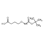 CAS#: 112899-25-9， 4-[({[(2-Methyl-2-Propanyl)Oxy]Carbonyl}Amino)Oxy]Butanoic Acid