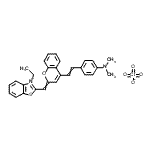 CAS#: 112900-09-1， 2-[(4-{2-[4-(Dimethylamino)Phenyl]Vinyl}-2H-Chromen-2-Ylidene)Methyl]-3-Ethyl-1,3-Benzothiazol-3-Ium Perchlorate