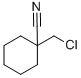 structure of CAS# 112905-95-0, 1-(Chloromethyl)-Cyclohexanecarbonitrile;Cyclohexanecarbonitrile, 1-(Chloromethyl)- (9CI);1-(CHLOROMETHYL)CYCLOHEXANECARBONITRILE