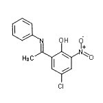 CAS 登录号：112932-66-8， 4-氯-2-硝基-6-[(1E)-N-苯基亚氨代乙酰]苯酚