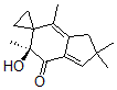 CAS#: 112953-12-5， (5R)-5-Hydroxy-2,2,5,7-Tetramethylspiro[1H-Indene-6,1'-Cyclopropane]-4-One