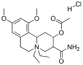 CAS#: 113-69-9， 3-Carbamoyl-N,N-Diethyl-1,3,4,6,7,11b-Hexahydro-9,11-Dimethoxy-2H-Benzo[a]Quinolizin-2-Yl Acetate Hydrochloride