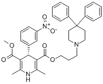 CAS#: 113165-32-5， S(+)-Niguldipine Hydrochloride