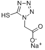 structure of CAS# 113221-74-2, 5-Mercapto-1-Tetrazoleacetic Acid, Sodium Salt;5-MERCAPTO-(1H)-TETRAZOLYLACETIC ACID SODIUM SALT 95+%;SODIUM 2-(5-MERCAPTO-1H-1,2,3,4-TETRAZOL-1-YL)ACETATE;5-MERCAPTO-1,2,3,4-TETRAZOLYLACETIC ACID SODIUM SALT