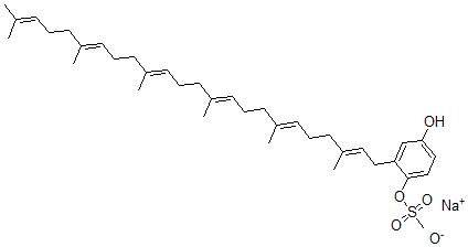 CAS#: 113267-17-7， Hexaprenylhydroquinone Sulfate monosodium salt