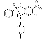 CAS#: 113269-03-7， N,N'-(4-Fluoro-5-Nitro-1,2-Phenylene)Bis(4-Methylbenzenesulfonamide)