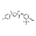CAS#: 113299-38-0， N-[4-Cyano-3-(Trifluoromethyl)Phenyl]-3-[(4-Fluorophenyl)Sulfonyl]-2-Hydroxy-2-Methylpropanamide