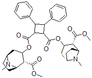 CAS#: 113350-52-0， Bis[(1R,2R,5S)-2-Methoxycarbonyl-8-Methyl-8-Azabicyclo[3.2.1]Octan-3-Yl] 3,4-Di(Phenyl)Cyclobutane-1,2-Dicarboxylate