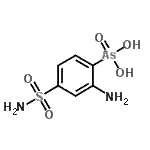 CAS#: 1134-98-1， (2-Amino-4-Sulfamoyl-Phenyl)Arsonic Acid