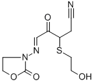 CAS#: 113411-11-3， (5Z)-3-(2-Hydroxyethylsulfanyl)-4-Oxo-5-[(2-Oxo-1,3-Oxazolidin-3-Yl)Imino]Pentanenitrile