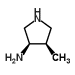 CAS#: 113617-67-7， (3R,4R)-4-Methyl-3-Pyrrolidinamine