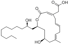 CAS#: 113702-00-4， 2-[(3E,6Z,9Z,12R,14S)-12-Hydroxy-14-[(2R)-2-Hydroxyundecyl]-10-Methyl-2-Oxo-1-Oxacyclotetradeca-3,6,9-Trien-4-Yl]Acetic Acid