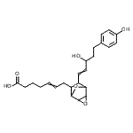 CAS#: 113704-34-0， 7-{7-[3-Hydroxy-5-(4-Hydroxyphenyl)-1-Penten-1-Yl]-3,8-Dioxatricyclo[3.2.1.0<Sup>2,4</Sup>]Oct-6-Yl}-5-Heptenoic Acid