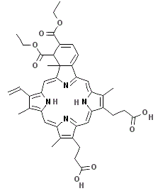 CAS#: 113719-89-4， 1,2-Bis(Ethoxycarbonyl)-19-Ethenyl-1,22a-Dihydro-8,14,18,22a-Tetramethyl-23H,25H-Benzo(b)Porphine-9,13-Dipropanoic Acid