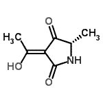 CAS#: 113757-64-5， (3Z,5S)-3-(1-Hydroxyethylidene)-5-Methyl-2,4-Pyrrolidinedione
