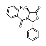 CAS#: 113806-28-3， (2R,4S)-3-Benzoyl-4-Methyl-2-Phenyl-1,3-Oxazolidin-5-One
