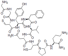 CAS#: 113846-98-3， 2-Gly-9-Des-Gly-4-Val-8-Orn-Vasopressin