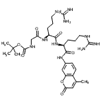 CAS#: 113866-14-1， Tert-Butyl N-[2-[[(1S)-4-Guanidino-1-[[(1S)-4-Guanidino-1-[(4-Methyl-2-Oxo-Chromen-7-Yl)Carbamoyl]Butyl]Carbamoyl]Butyl]Amino]-2-Oxo-Ethyl]Carbamate